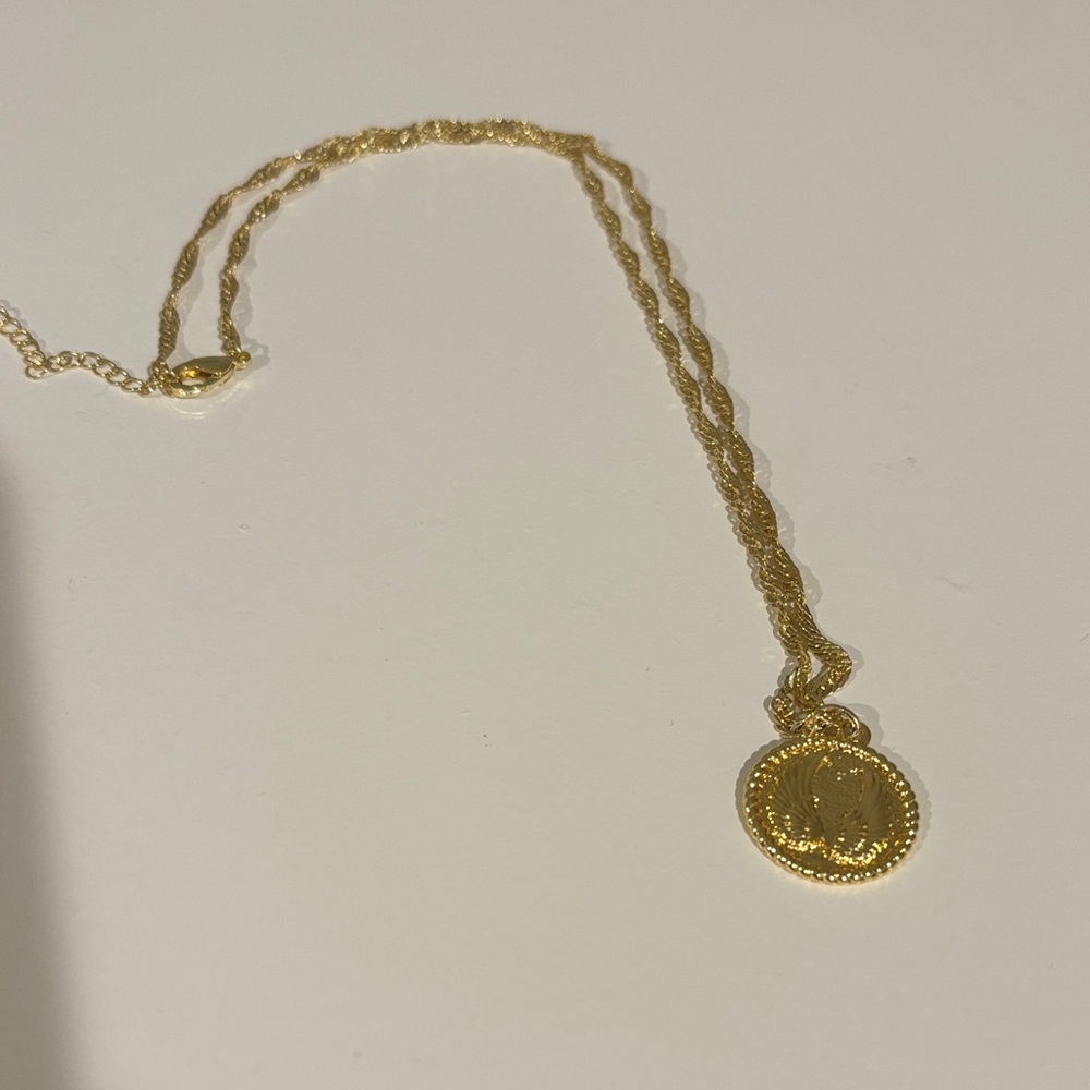 Uncommon James Gold Coin Pendant Necklace